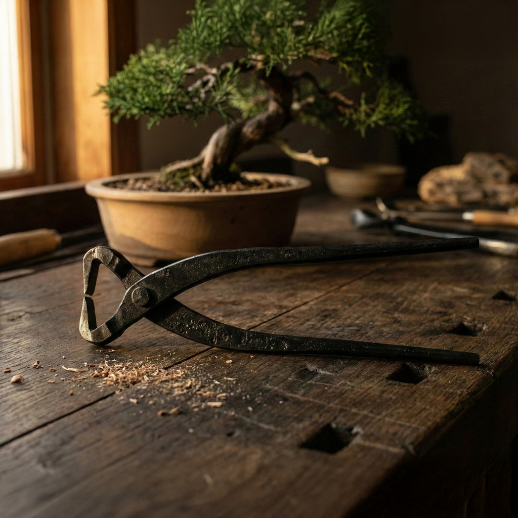 Bonsai Trunk Splitter – Manganese Steel Tool with V-Shaped Jaws