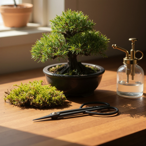 Bonsai Scissors – Precision Manganese Steel Garden Pruning Shears for Bud Pruning, Twig Cutting, Bonsai Defoliation, and Plant Maintenance