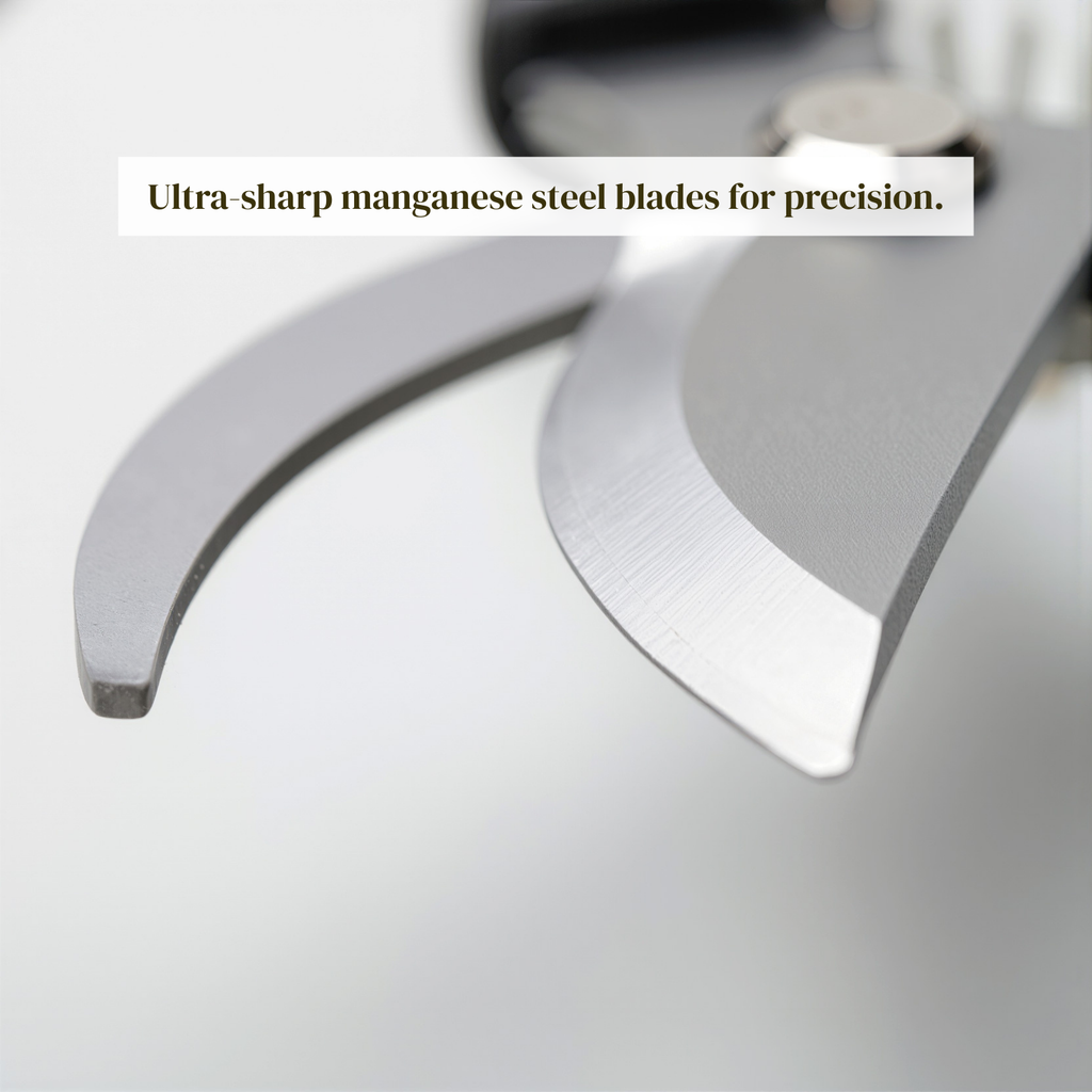 Precision Garden Secateurs – Sharp Steel Blade Pruning Shears