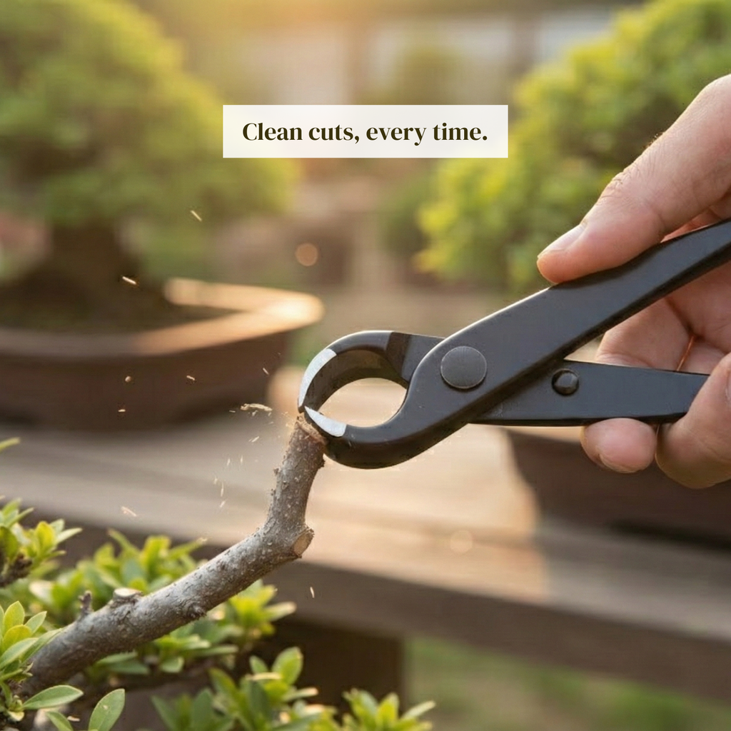 Bonsai Concave Branch Cutter – High-Quality Manganese Steel Tool for Precise Tree Pruning and Branch Removal