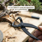 Bonsai Trunk Splitter – Manganese Steel Tool with V-Shaped Jaws