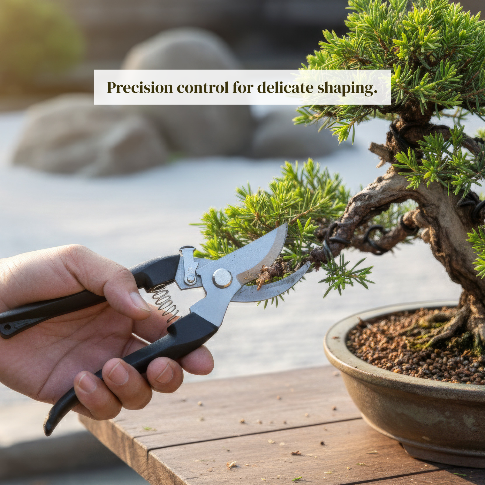 Precision Garden Secateurs – Sharp Steel Blade Pruning Shears