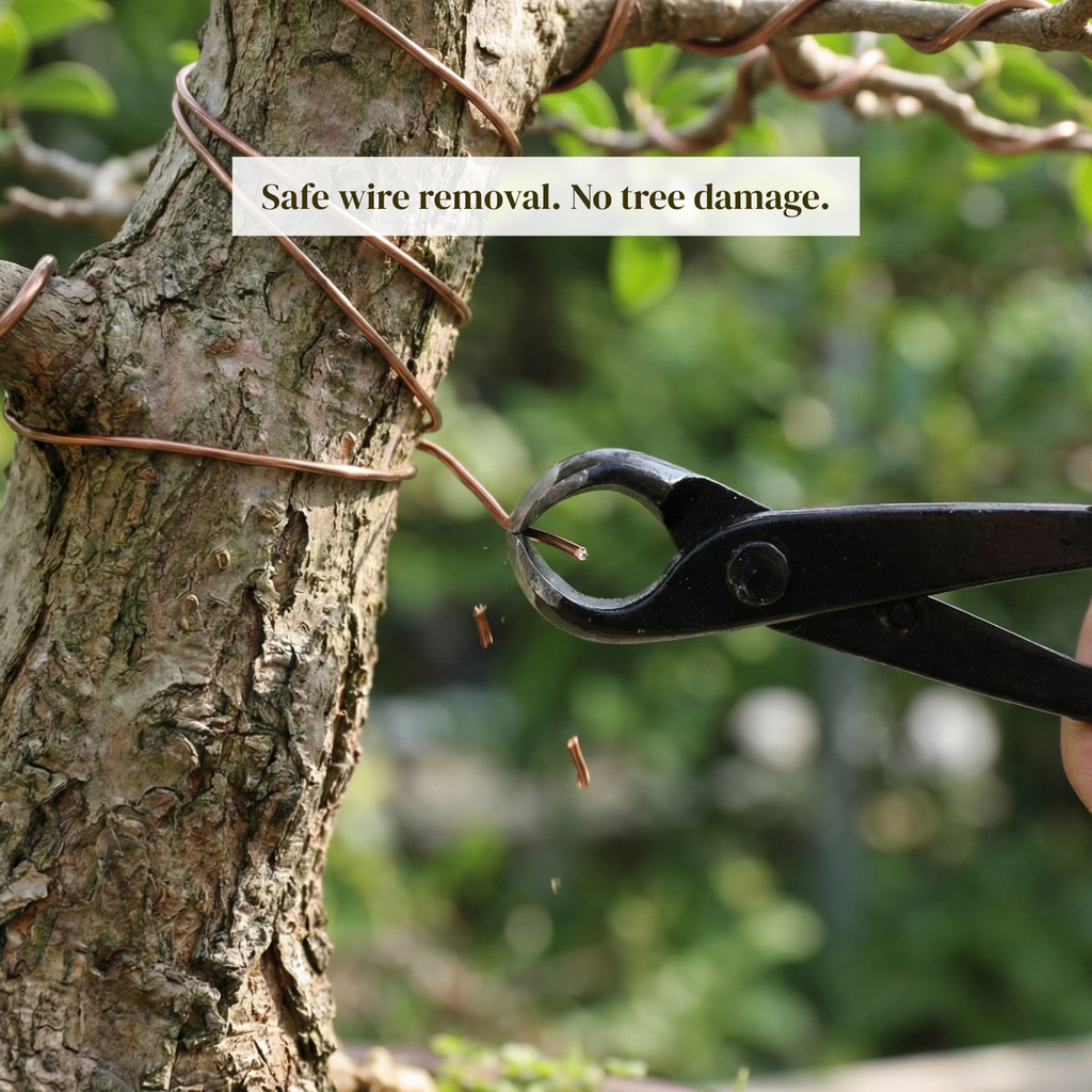 Bonsai Concave Branch Cutter – High-Quality Manganese Steel Tool for Precise Tree Pruning and Branch Removal