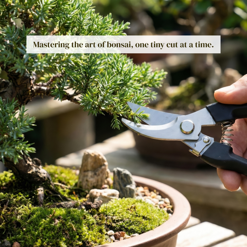 Precision Garden Secateurs – Sharp Steel Blade Pruning Shears