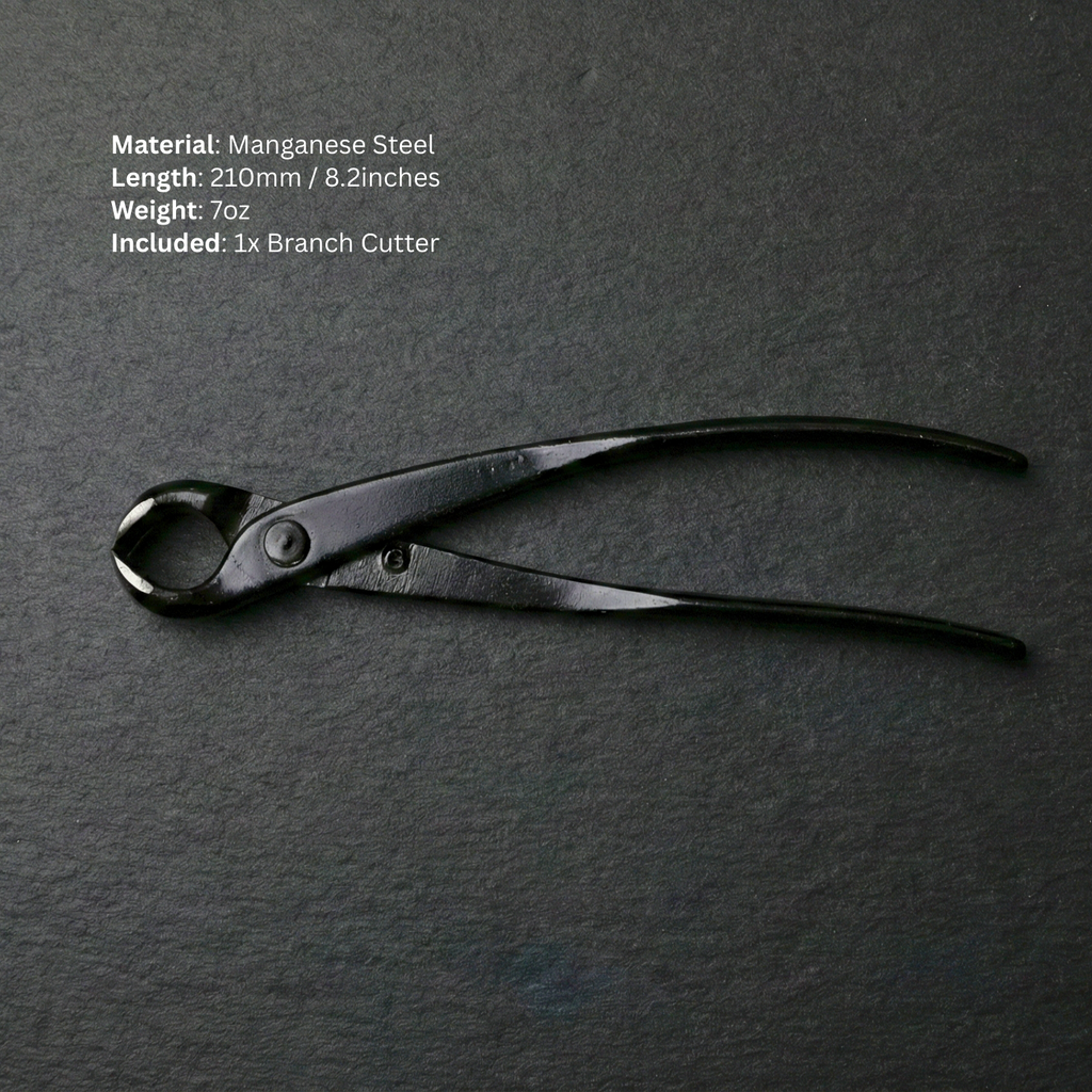 Bonsai Concave Branch Cutter – High-Quality Manganese Steel Tool for Precise Tree Pruning and Branch Removal