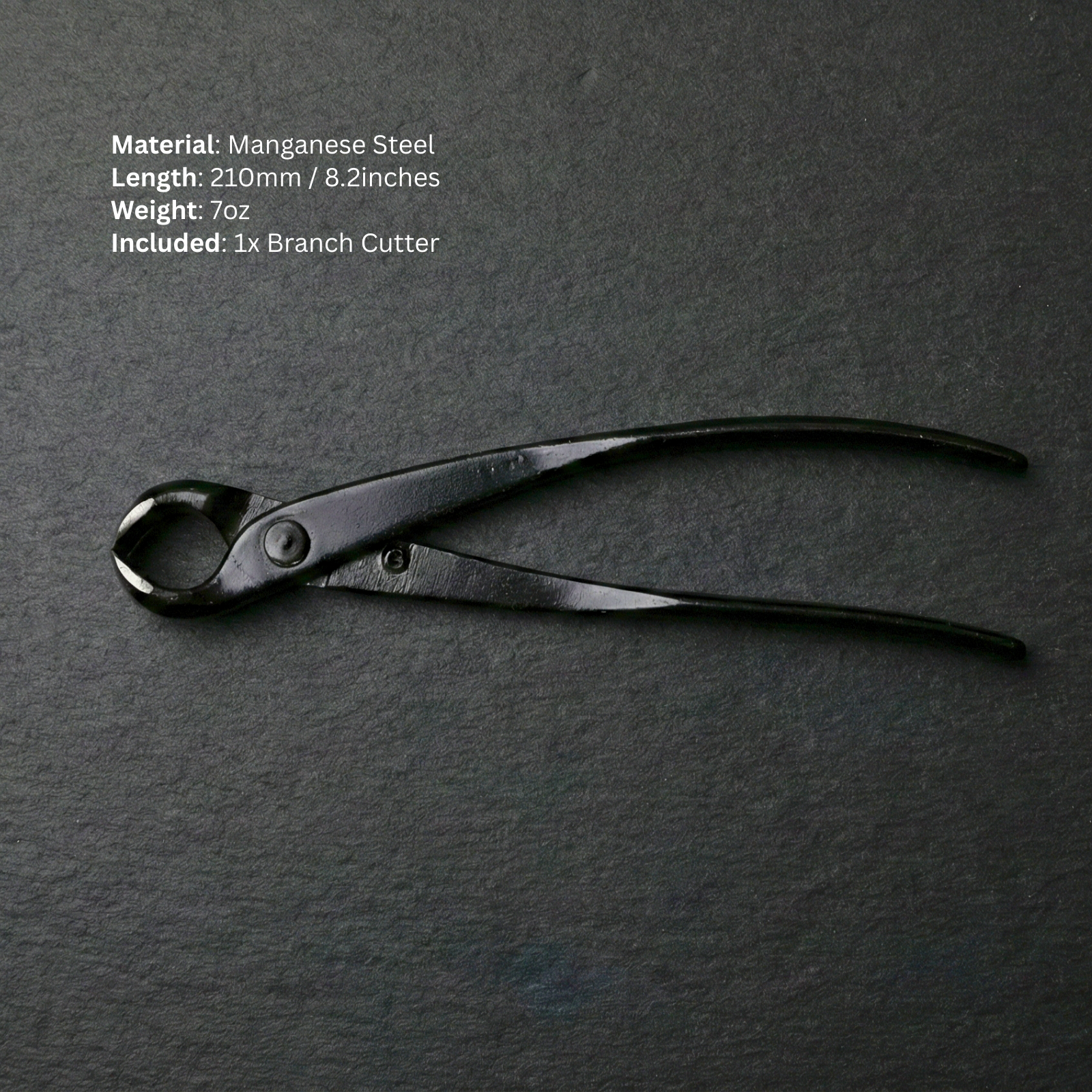 Bonsai Concave Branch Cutter – High-Quality Manganese Steel Tool for Precise Tree Pruning and Branch Removal