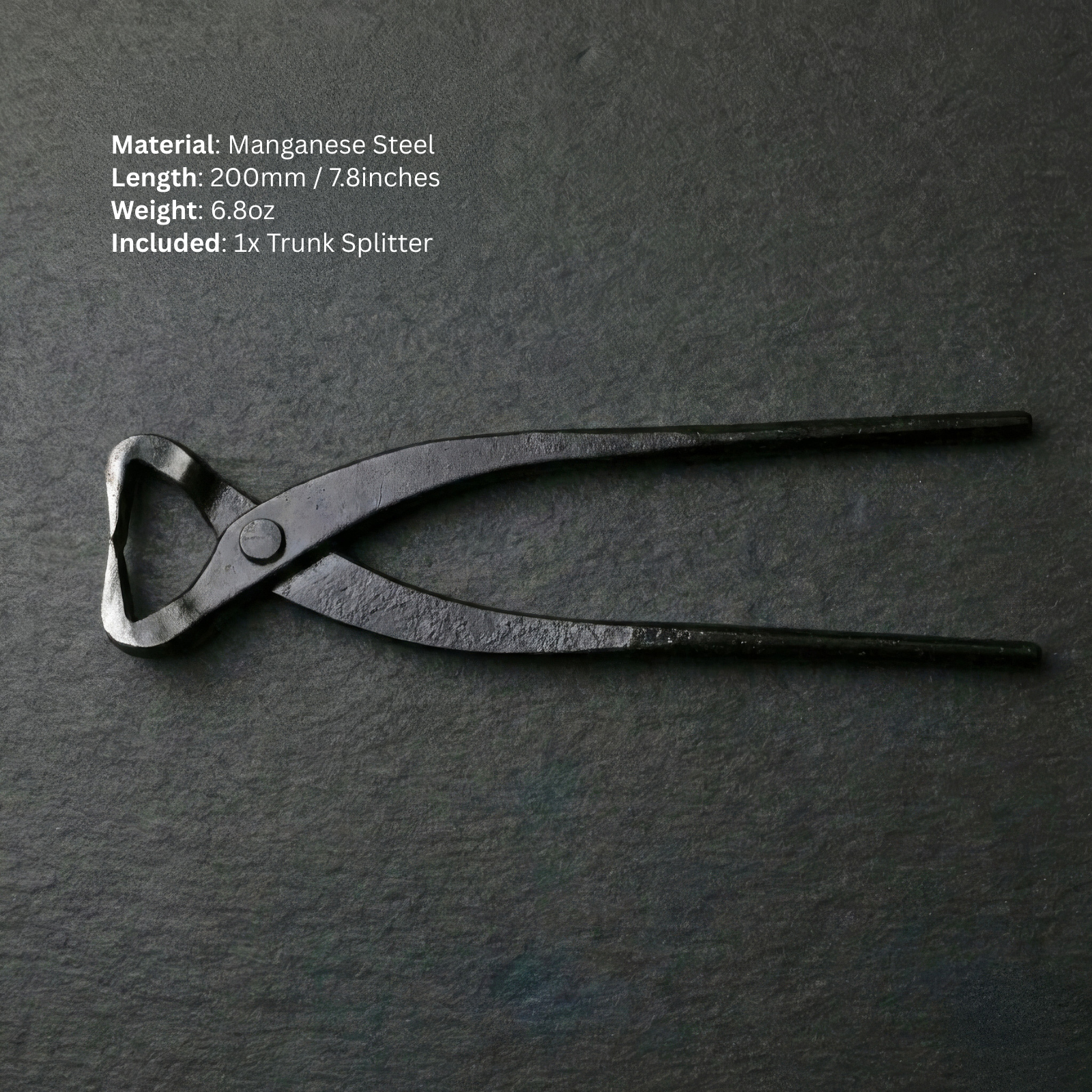 Bonsai Trunk Splitter – Manganese Steel Tool with V-Shaped Jaws
