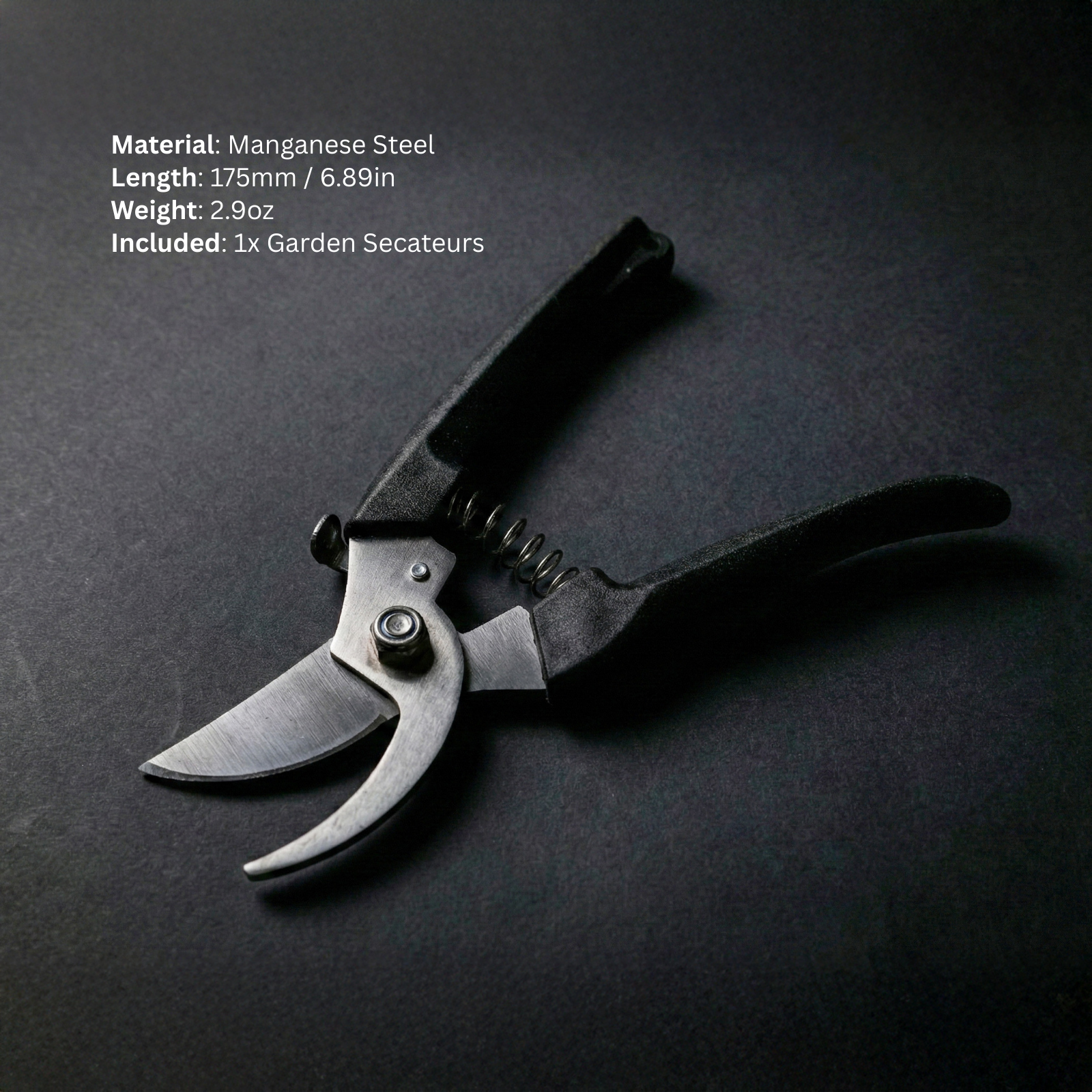 Precision Garden Secateurs – Sharp Steel Blade Pruning Shears